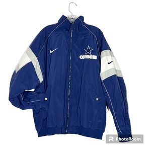 Vintage 90s Nike Dallas Cowboys Jacket NFL PRO LINE Authentic Mens Size L